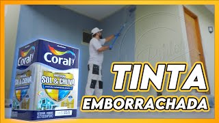 A Melhor Tinta Emborrachada do Mercado  Coral Proteção Sol amp Chuva Pintura Impermeabilizante [upl. by Harriott342]