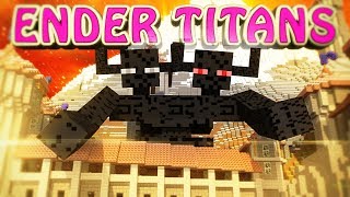 Minecraft  ENDER TITANS MOD Showcase Enderman Mod Mobs Mod Farlanders Mod [upl. by Atkinson]