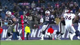 Tom Bradys 3rd down punt against Broncos w replay [upl. by Rockwell544]