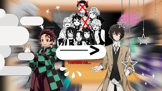 Hashiras react to Tanjiro Future as Dazai 🇧🇷🇺🇲 [upl. by Eidnas579]