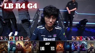 TES vs LNG  Game 4  Round 4 LPL Summer 2023 Playoffs  Top Esports vs LNG Gaming G4 full [upl. by Giacinta]