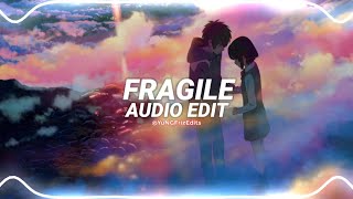 fragile  kygo labrinth edit audio [upl. by Ulda]