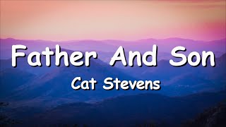 Father And Son  Cat Stevens Lyrics Acoustic Version [upl. by Neeloj]