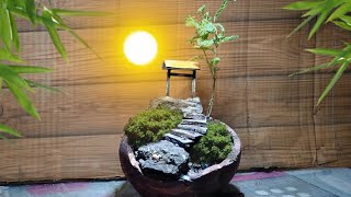 moss garden l green nature l mini mountain l mini chaina Gate [upl. by Enia]