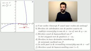 Bewegingsvergelijkingen  een voorbeeldopgave [upl. by Enait23]