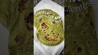 🍃TORTILLAS DE AVENA CON ESPINACAS 🍃tortillas tortillasdeavena tortillasfit avena recetasfit [upl. by Akemahc]