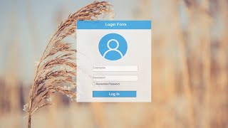 Modern Transparent Login Form with C Net  C tutorial [upl. by Rector]