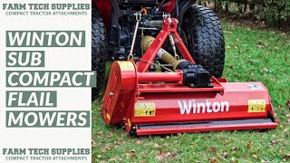 Winton SubCompact Flail Mowers  Farm Tech Supplies Ltd [upl. by Norvil]