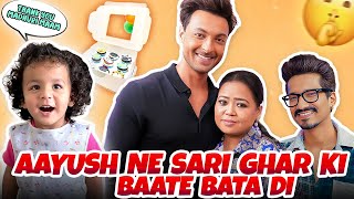 Aayush Ne Sari Ghar Ki Baate Bata Di 🤨🙄  Bharti Singh  Haarsh Limbachiyaa  Golla [upl. by Enohs]