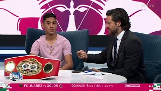 🥳🇲🇽 CAMPEÓN MUNDIAL  EXCLUSIVA con Ángel Camaleón Ayala campeón peso mosca FIB  Total Sports [upl. by Eseilanna970]