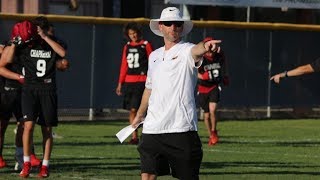 Chaparral Football Coach Brent Barnes [upl. by Llenyr406]