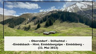 Oberstdorf Einödsbach  hintere Einödsbergalpe  Einödsberg 22 Mai 2023 [upl. by Nylrehc662]