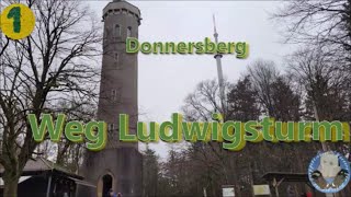 Weg Ludwigsturm auf dem Donnersberg [upl. by Nomahs]