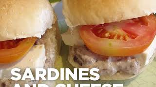 Sardines and Cheese Sandwich  Home Foodie Madalicious [upl. by Loren]