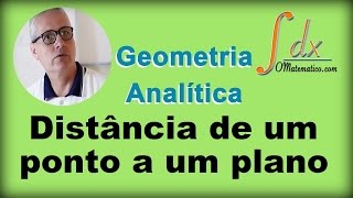 Grings  Geometria Analítica  Distância de um ponto a um plano  Aula 4 [upl. by Ived]