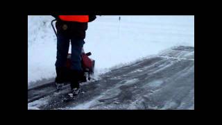 Toro Powerlite Single Stage Snowblower Snow Removal 1242010 [upl. by Eilasor]