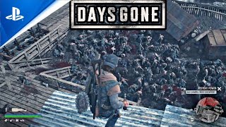 Days Gone Saw Mill Horde Largest Horde Of days gone [upl. by Lathan400]