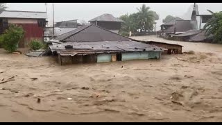 More than 500 houses were destroyed Devastating flood in Indonesia has made people homeless [upl. by Hoover791]