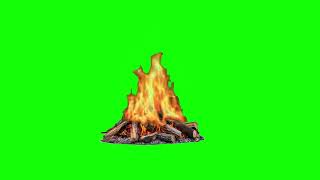 green screen fire on green screen effect [upl. by Pas]