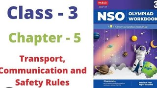 Class 3 Science Olympiad Chapter5Transport Communication amp Safety ruleslearn2024olympiadindia [upl. by Adianes]