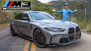 2022 BMW M3 Competition xDrive First Drive amp POV Is it WORTH the Price [upl. by Xylon]