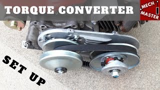 Go Kart Torque Converter Setup Install TAV [upl. by Ymmot]