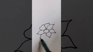 Flower drawing art shorts [upl. by Satsoc196]