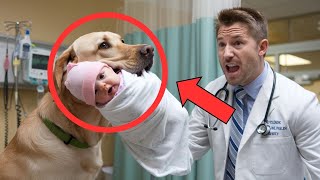 A Dog Finds a Baby in the Trash and Takes Him to the Hospital The Doctor Was Horrified When [upl. by Gawain]