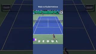 2024 Seoul Open SF Maia vs Kudermetova 63 64 wta sports wtatour [upl. by Kulseth248]