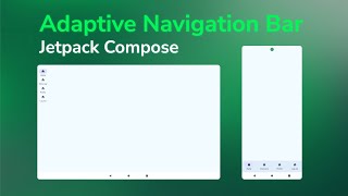 Adaptive Navigation Bar Using Jetpack Compose [upl. by Milt]