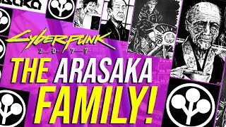 Cyberpunk 2077  The Arasaka Family Lore Saburo Yorinobu Kei Hanako [upl. by Haroved]