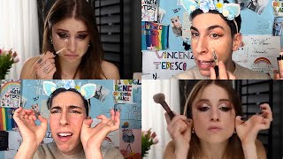 PARODIA TUTORIAL TRUCCO ANGELINA MANGO [upl. by Catima]