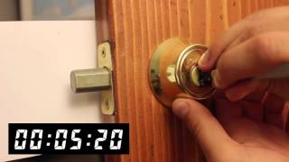 Picking a Kwikset Deadbolt  Front Range Locksmith [upl. by Arfihs]