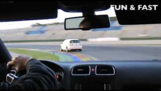 Golf GTI vs Golf GTD en circuito RACE ON TRACK [upl. by Ronny]