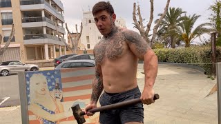 DIA 4 en IBIZA  😍NIRVANA BEACH NUEVO GYM  Desayunando con vino🥴 [upl. by Fleischer]