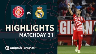 Resumen de Girona FC vs Real Madrid 42 [upl. by Enaillil]