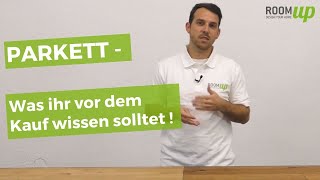 Parkett  Was ihr vor dem Kauf wissen solltet  Room Up [upl. by Anirbus]