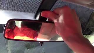 Removing the Rear View Mirror Opel Corsa D [upl. by Nyad525]