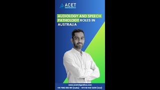 Opportunities in the occupational categories of Audiology and Speech Pathology in Australia [upl. by Adnilahs]