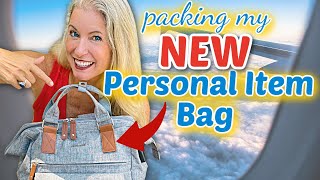 How to pack a personal item bag for STRESS FREE Travel [upl. by Naharba]