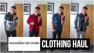 Mens MANIERE DE VOIR Clothing Haul amp Try On [upl. by Sioux823]