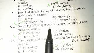 multiple choice Questions Biology [upl. by Liggitt]