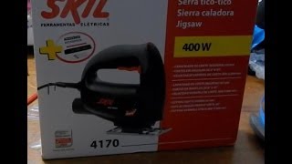 Sierra caladora Skil 4170 Skil 4170 jigsaw review Corregido [upl. by Arrol308]