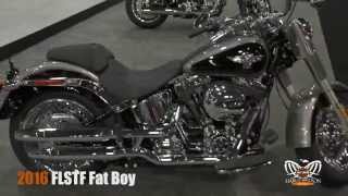 New 2016 Harley Davidson FLSTF FatBoy Motorcycle [upl. by Kynthia]