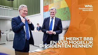 Stemmen senatoren VVD en BBB toch voor spreidingswet Geert Wilders kijkt gespannen toe [upl. by Iviv]