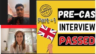 PreCas interview Middlesex University MDXPart1 I CAS interviewUK2023😱🇬🇧 CAS interview SA [upl. by Nwahshar]