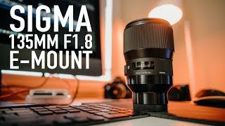 Sigma 135mm f18 ART for Sony EMount  Honest Opinion with samples [upl. by Ynnol]