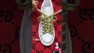 Secrets of Shoe Lacing Creative Styles Unleashed tie fashion shoelaces [upl. by Ashlen]