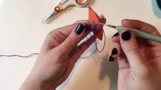 Shuttle Tatting for Beginners Lesson 3 [upl. by Wildee]