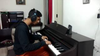 Tere Sang Yaara  Piano Cover  Anirudh Das [upl. by Haropizt229]